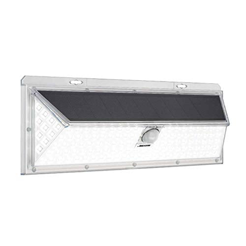 Mr Beams Solar Wedge Plus 126 LED Security Outdoor Motion Sensor Wall Light 2 Count 2 Pack White Mr Beams Solar Wedge Plus 126 LED Security Outdoor Motion Sensor Wall Light 2 Count 2 Pack White